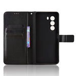 OnePlus Nord CE6 Lite 5G / Turbo 6X 5G / Realme P4x 5G-lædertegnebogsetui med rem, diamantstruktur-mobilcover
