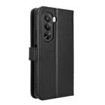 OnePlus Nord CE6 Lite 5G / Turbo 6X 5G / Realme P4x 5G-lædertegnebogsetui med rem, diamantstruktur-mobilcover