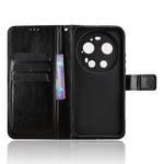 PU-læderskal med rem til Xiaomi 17 Ultra fra Leica / Xiaomi 17 Ultra 5G, Crazy Horse-struktur, pungcover til mobiltelefon