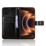 PU-læderskal med rem til Xiaomi 17 Ultra fra Leica / Xiaomi 17 Ultra 5G, Crazy Horse-struktur, pungcover til mobiltelefon