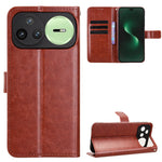 For Huawei nova 15 Ultra 5G / Huawei nova 15 Pro 5G PU Leather Case with Strap Crazy Horse Texture Phone Wallet Cover