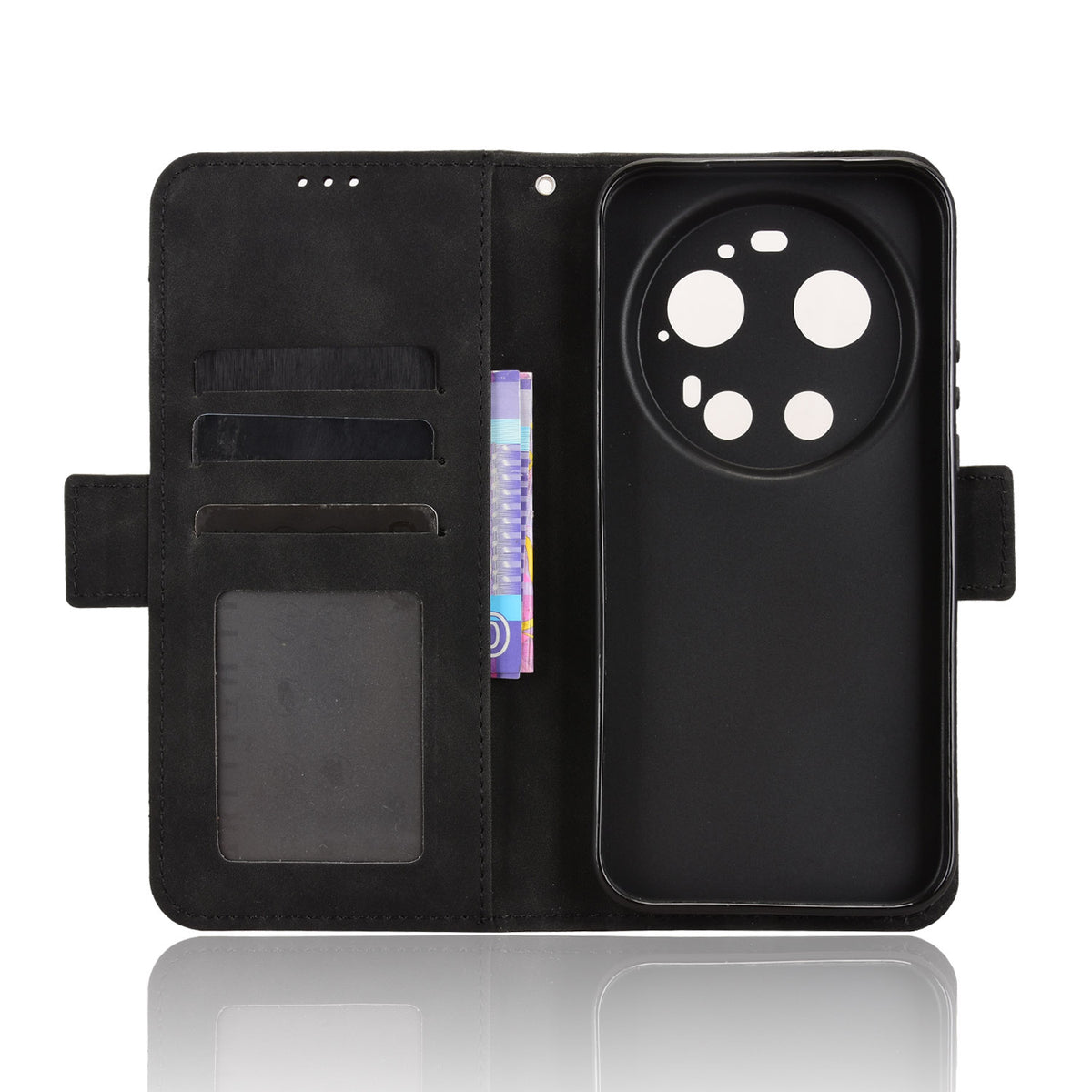 For Xiaomi 17 Ultra by Leica / Xiaomi 17 Ultra 5G Leather Case Phone Wallet Cover with Multiple Card Slots