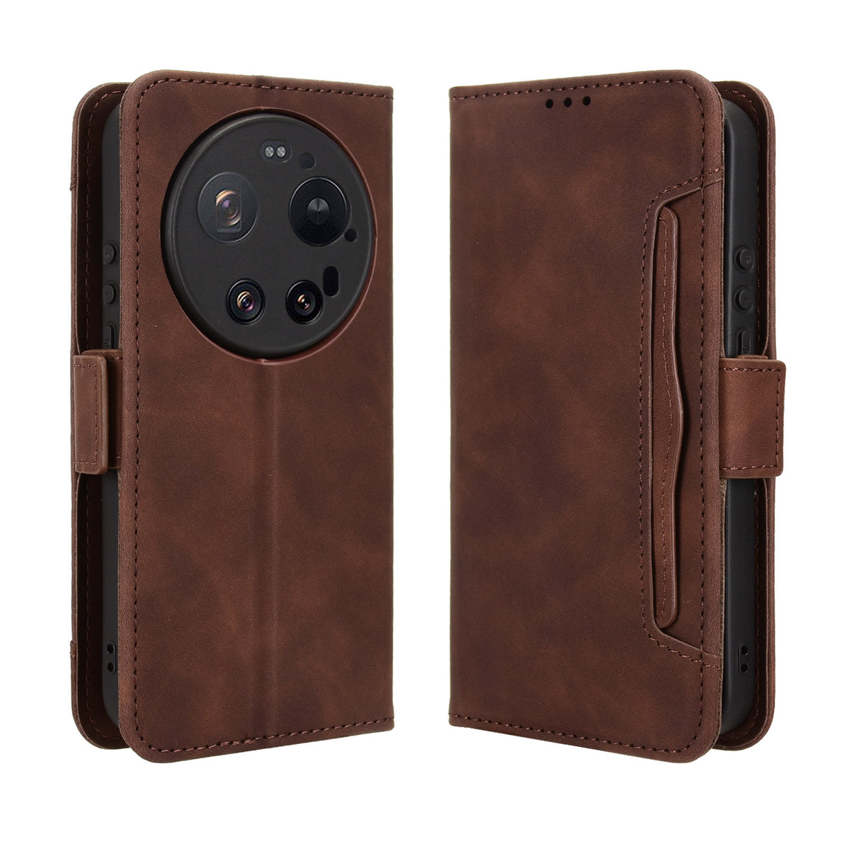 For Xiaomi 17 Ultra by Leica / Xiaomi 17 Ultra 5G Leather Case Phone Wallet Cover with Multiple Card Slots