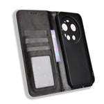 For Xiaomi 17 Ultra by Leica / Xiaomi 17 Ultra 5G Leather Case Wallet Stand Retro Texture Phone Cover