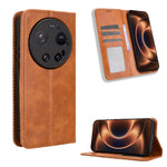 Xiaomi 17 Ultra av Leica / Xiaomi 17 Ultra 5G Läderfodral Plånboksfodral Retro Textur mobilskal