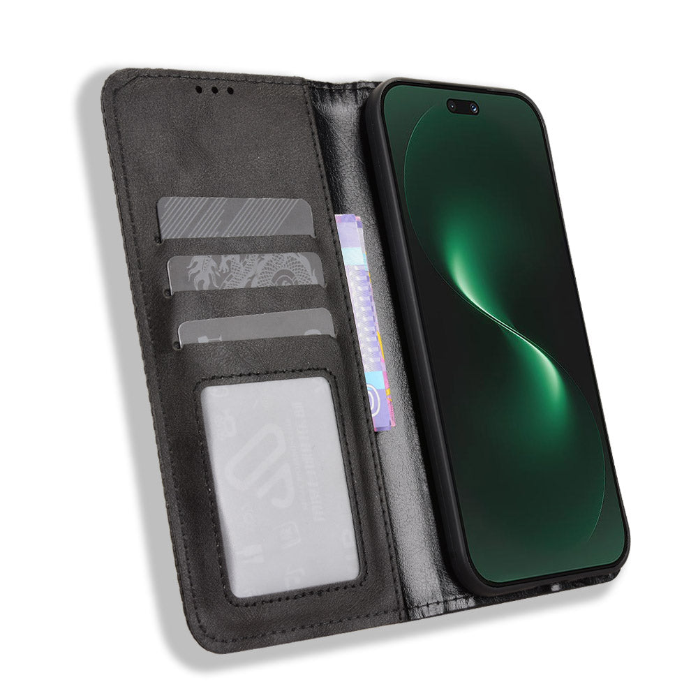 Huawei Nova 15 Ultra 5G / Huawei Nova 15 Pro 5G Läderfodral Plånboksfodral Retro Textur mobilskal