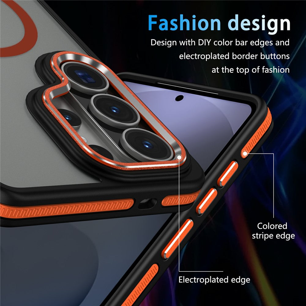 For Samsung Galaxy S26 Ultra Magnetic Case Matte Skin Touch Anti Drop TPU PC Phone Cover