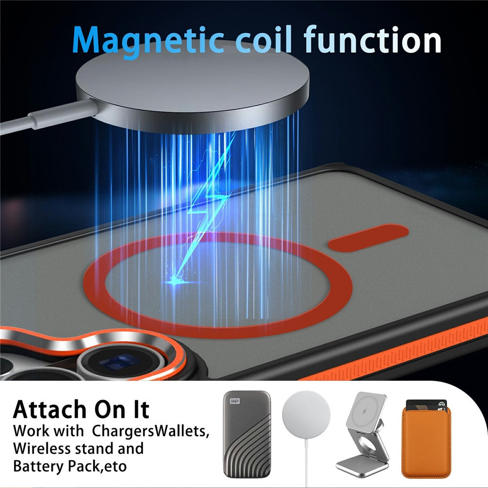 For Samsung Galaxy S26 Ultra Magnetic Case Matte Skin Touch Anti Drop TPU PC Phone Cover