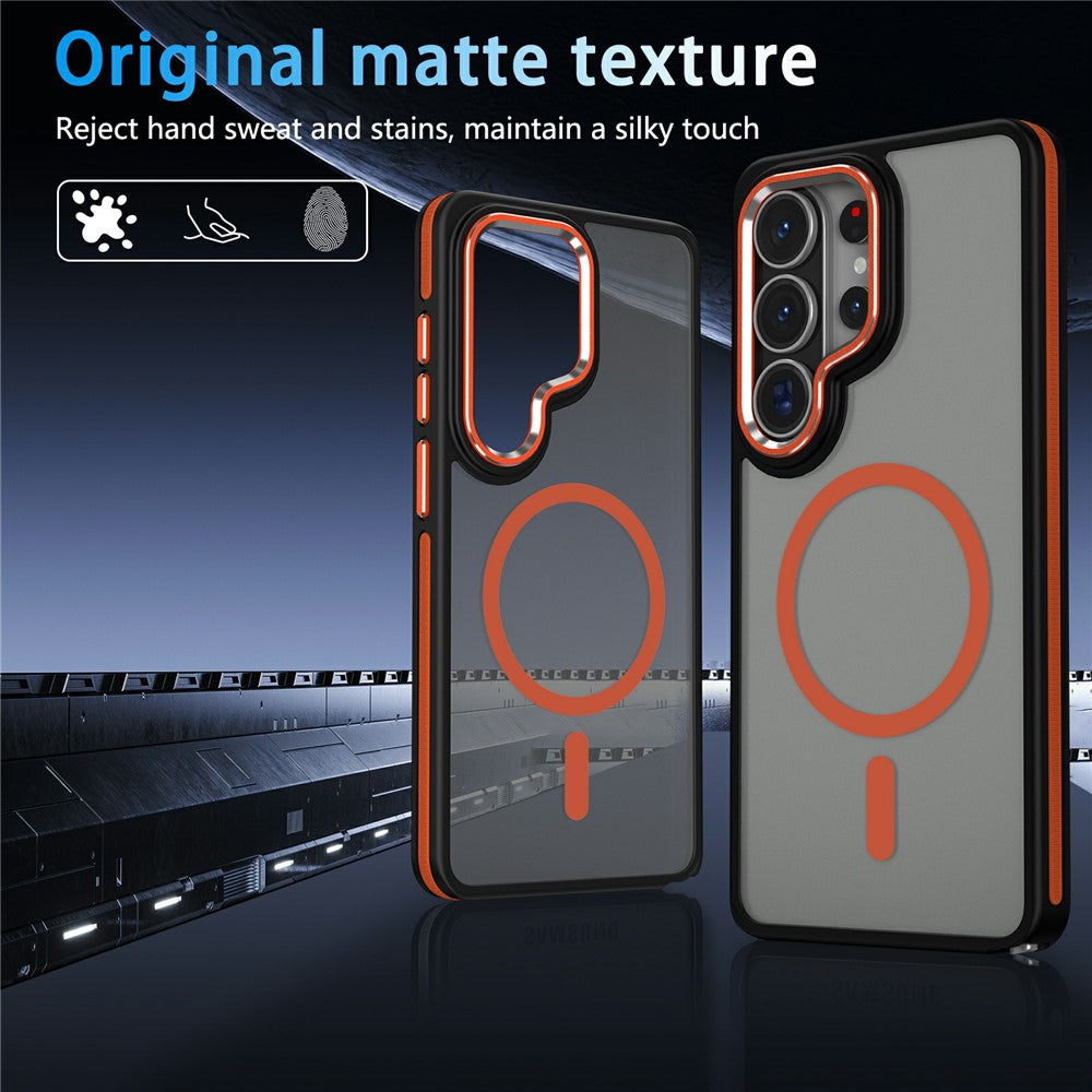 For Samsung Galaxy S26 Ultra Magnetic Case Matte Skin Touch Anti Drop TPU PC Phone Cover