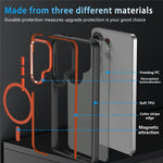 For Samsung Galaxy S26 Ultra Magnetic Case Matte Skin Touch Anti Drop TPU PC Phone Cover