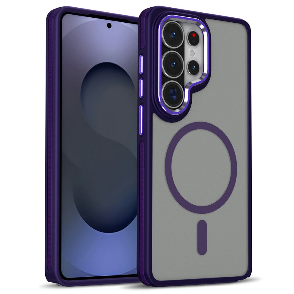 For Samsung Galaxy S26 Ultra Magnetic Case Matte Skin Touch Anti Drop TPU PC Phone Cover