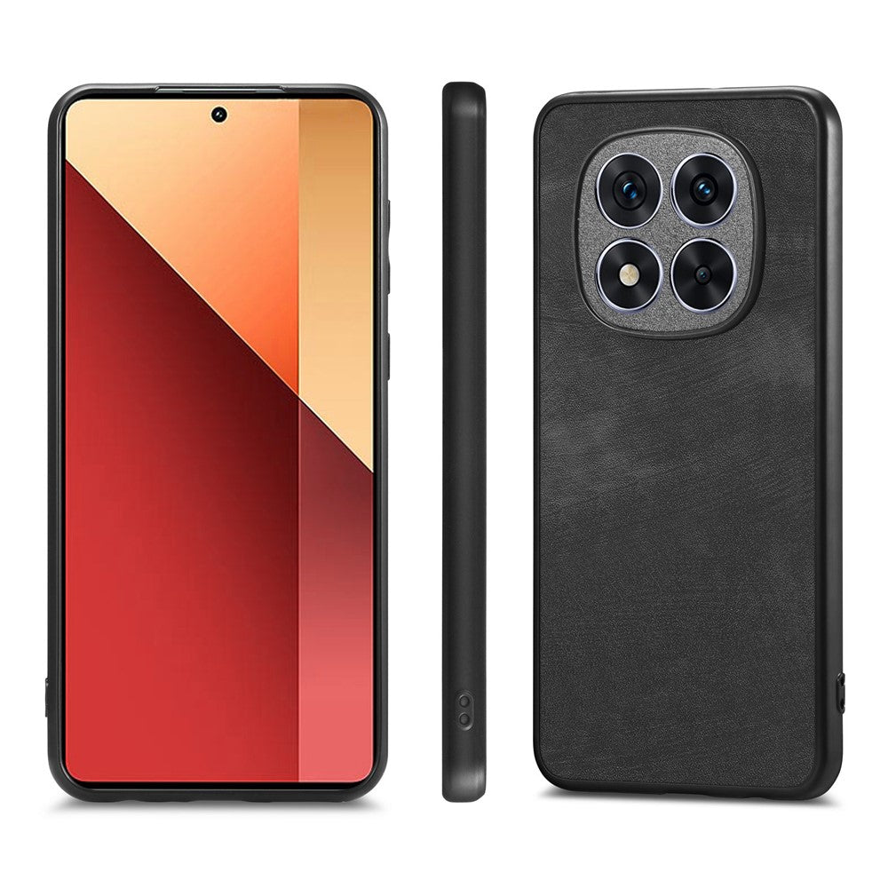 For Xiaomi Redmi Note 15 Pro+ 5G (Global) Case Shockproof Slim Retro Leather Phone Back Cover