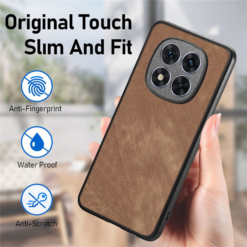 For Xiaomi Redmi Note 15 Pro+ 5G (Global) Case Shockproof Slim Retro Leather Phone Back Cover