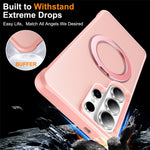 For Samsung Galaxy S26 Ultra Case Magnetic Kickstand TPU + PC Shockproof Hybrid Phone Cover