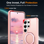 For Samsung Galaxy S26 Ultra Case Magnetic Kickstand TPU + PC Shockproof Hybrid Phone Cover