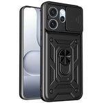 Oppo Reno15 Pro Max 5G (Global) / Reno15 Pro 5G (Kina) skal med skjutbart kameralock PC + TPU-stativmobilskal