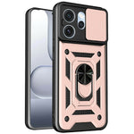Oppo Reno15 Pro Max 5G (Global) / Reno15 Pro 5G (Kina) skal med skjutbart kameralock PC + TPU-stativmobilskal