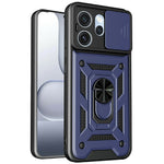 Oppo Reno15 Pro Max 5G (Global) / Reno15 Pro 5G (Kina) skal med skjutbart kameralock PC + TPU-stativmobilskal
