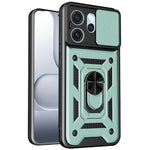 Oppo Reno15 Pro Max 5G (Global) / Reno15 Pro 5G (Kina) skal med skjutbart kameralock PC + TPU-stativmobilskal