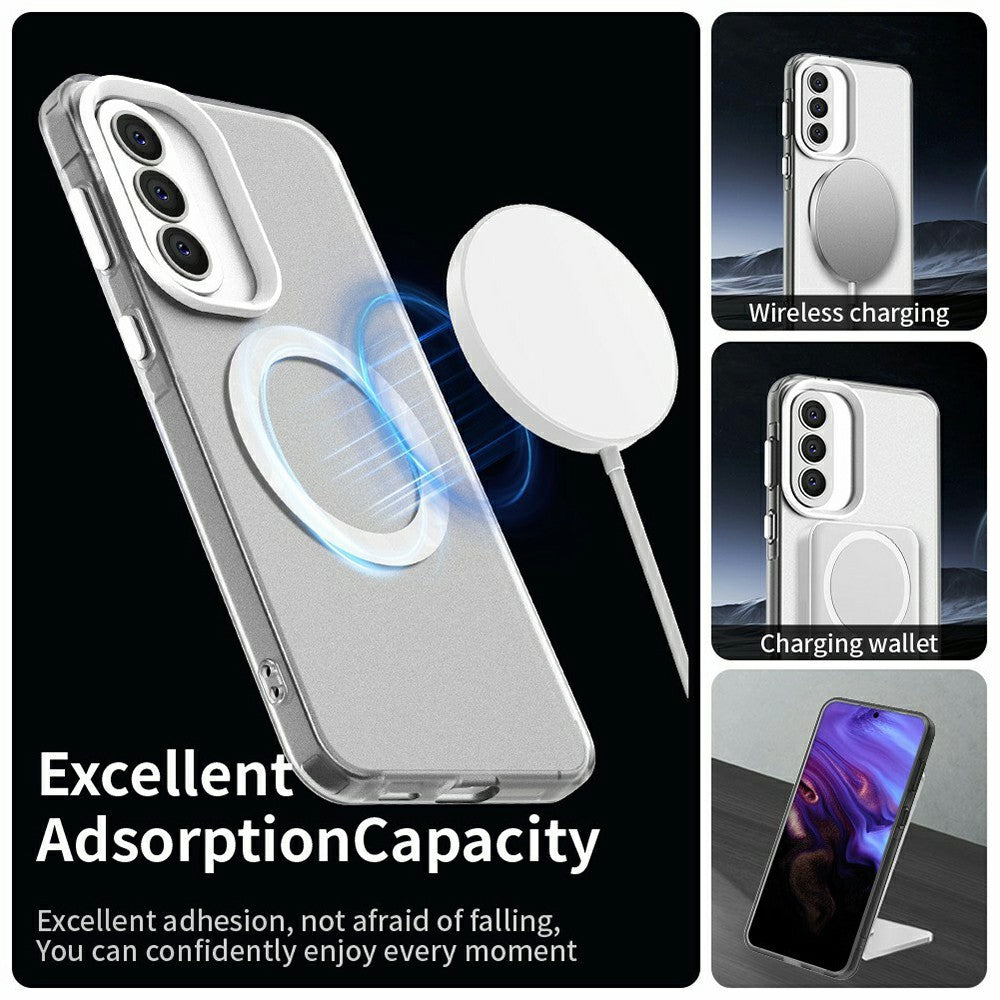 Til Samsung Galaxy A57 5G Magnetisk Etui Anti Drop Hybrid Telefon Bagcover