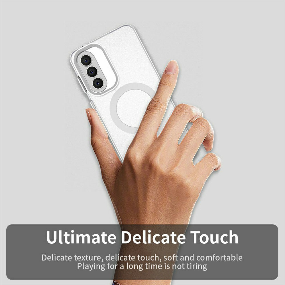 Til Samsung Galaxy A57 5G Magnetisk Etui Anti Drop Hybrid Telefon Bagcover