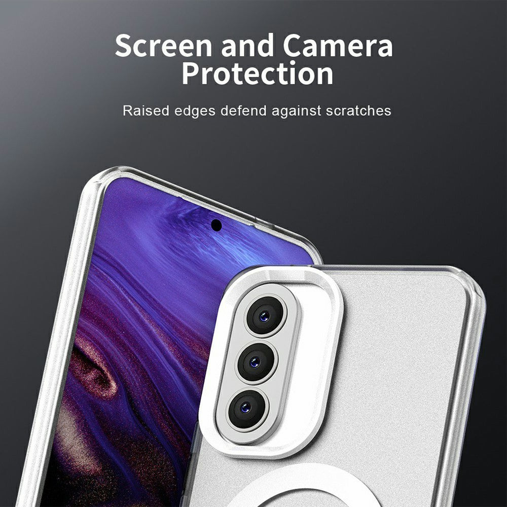 Til Samsung Galaxy A57 5G Magnetisk Etui Anti Drop Hybrid Telefon Bagcover