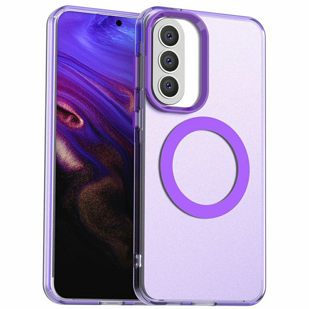 Til Samsung Galaxy A57 5G Magnetisk Etui Anti Drop Hybrid Telefon Bagcover