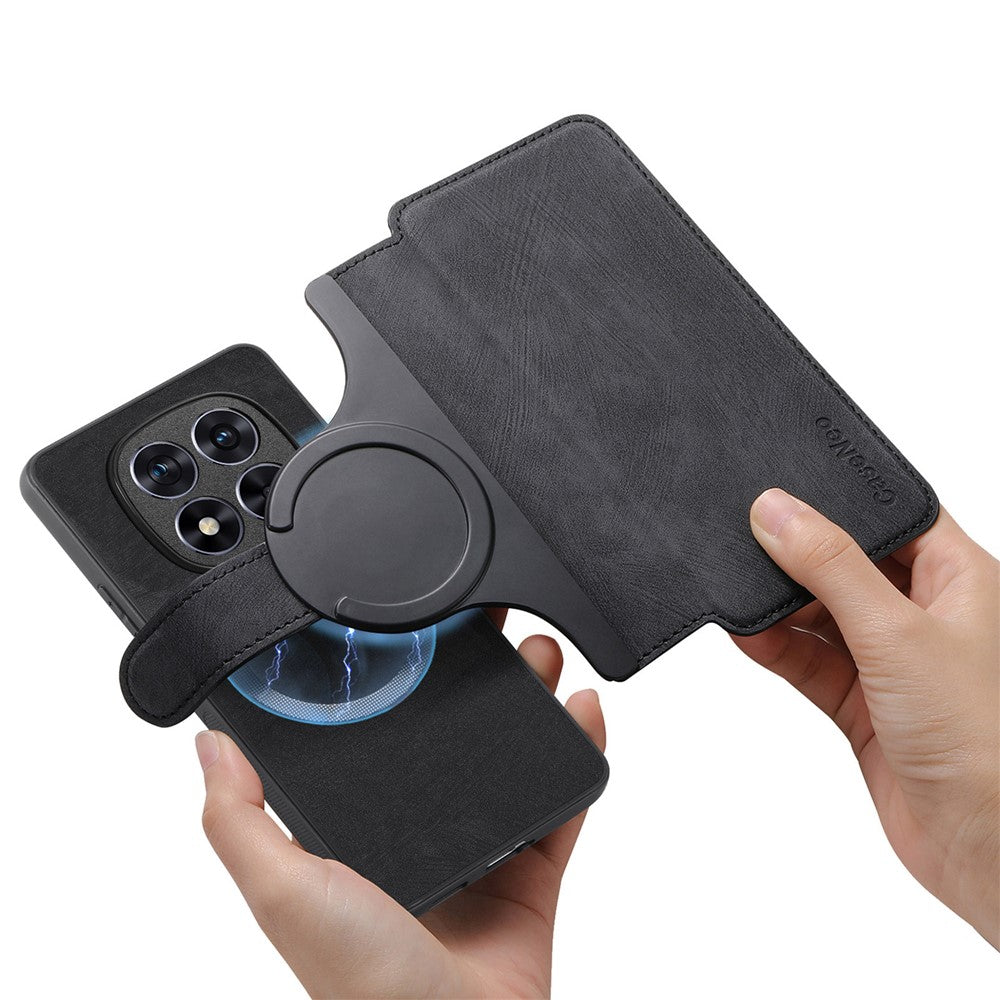 CASENEO MW-03 For Xiaomi Redmi Note 15 Pro 5G (Global) Magnetic Case Detachable Leather Phone Wallet Cover