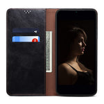 Anti-drop PU Leather Phone Cover For Xiaomi Redmi Note 12 Pro 5G  / Note 12 Pro Speed 5G / Poco X5 Pro 5G Waxy Crazy Horse Texture Wallet Stand Phone Case
