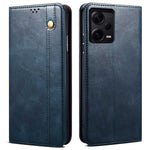 Anti-drop PU Leather Phone Cover For Xiaomi Redmi Note 12 Pro 5G  / Note 12 Pro Speed 5G / Poco X5 Pro 5G Waxy Crazy Horse Texture Wallet Stand Phone Case