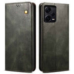 Anti-drop PU Leather Phone Cover For Xiaomi Redmi Note 12 Pro 5G  / Note 12 Pro Speed 5G / Poco X5 Pro 5G Waxy Crazy Horse Texture Wallet Stand Phone Case