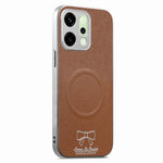 For Oppo Reno14 Pro 5G (Global) Magnetic Case Butterfly Bow Pattern PU Leather + TPU + PC Shockproof Phone Cover