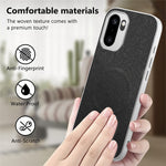 Magnetiskt fodral för OnePlus 15R 5G / Ace 6 5G / Ace 6T 5G fjärilsmönster PU-läder + TPU + PC stötsäkert mobilskal