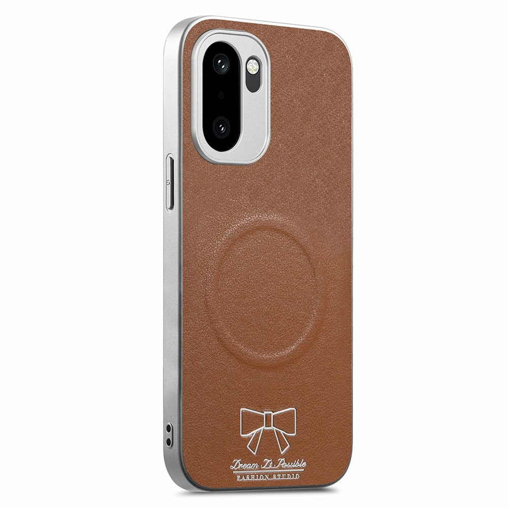 Magnetiskt fodral för OnePlus 15R 5G / Ace 6 5G / Ace 6T 5G fjärilsmönster PU-läder + TPU + PC stötsäkert mobilskal