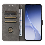 Phone Case For Oppo Reno15 F 5G  /  Reno15 FS 5G Wallet RFID Blocking PU Leather Phone Cover Stand with Strap
