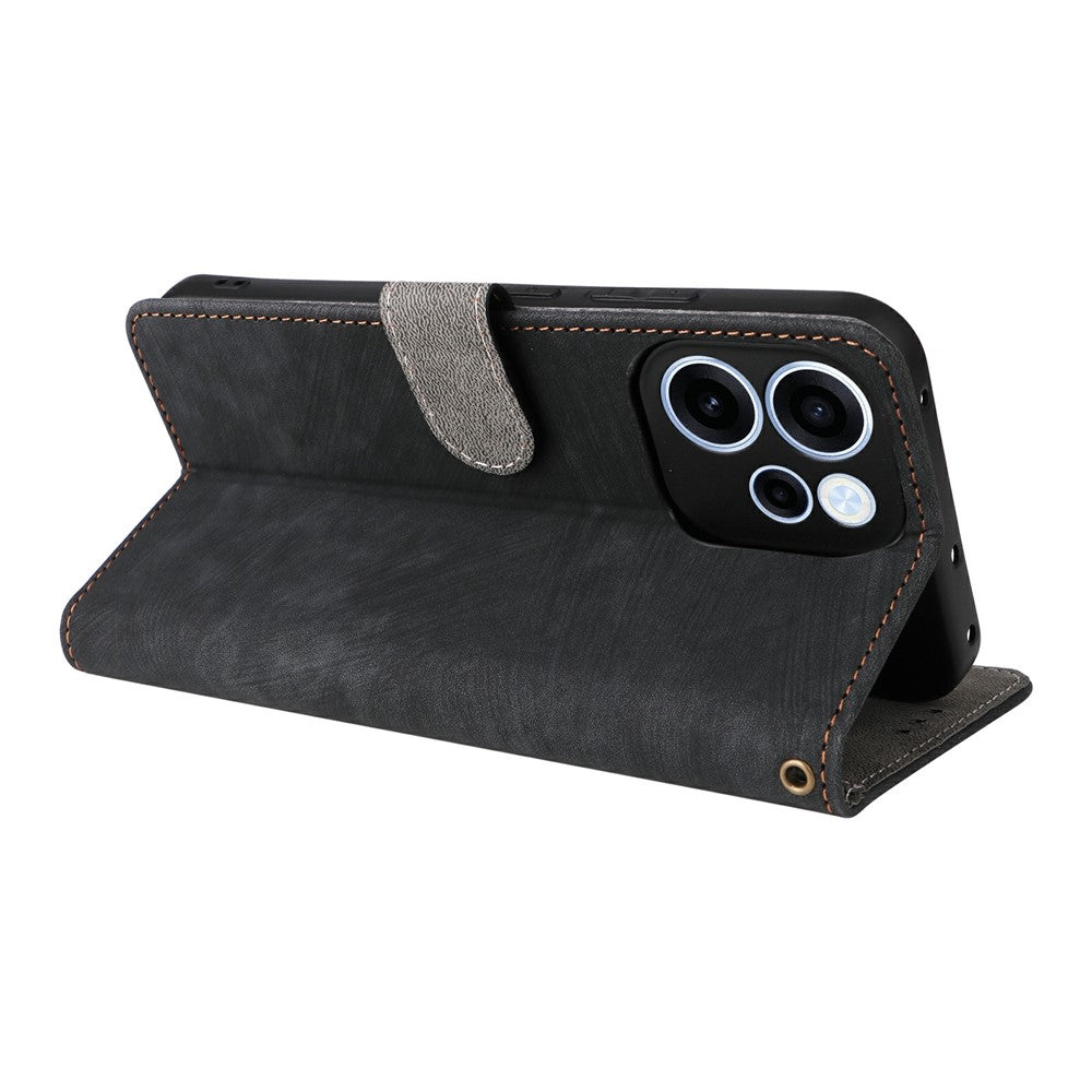 Phone Case For Oppo Reno15 F 5G  /  Reno15 FS 5G Wallet RFID Blocking PU Leather Phone Cover Stand with Strap