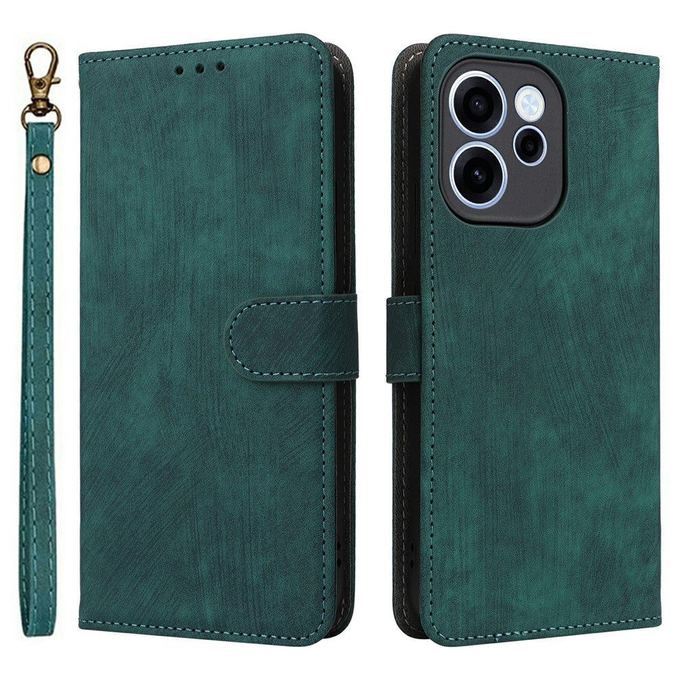 Phone Case For Oppo Reno15 F 5G  /  Reno15 FS 5G Wallet RFID Blocking PU Leather Phone Cover Stand with Strap