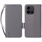 mobilskal för OnePlus Nord CE6 5G / Nord 6 5G / Turbo 6V 5G / Turbo 6 5G Litchitexturerat läderfodral med handledsrem