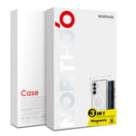 NORTHJO For Samsung Galaxy S26  /  S26 Pro Magnetic Case PC + TPU Phone Cover Set with Front Screen Protector + Lens Film