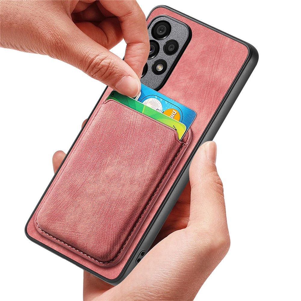 For Xiaomi 17 Magnetic Case Retro Leather + TPU Phone Cover with Detachable Card Slot