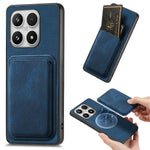 For Xiaomi 17 Magnetic Case Retro Leather + TPU Phone Cover with Detachable Card Slot