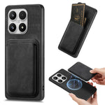 For Xiaomi 17 Magnetic Case Retro Leather + TPU Phone Cover with Detachable Card Slot