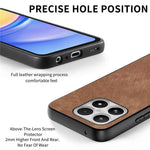 For Xiaomi 17 Case Shockproof Slim Retro Leather Phone Back Cover