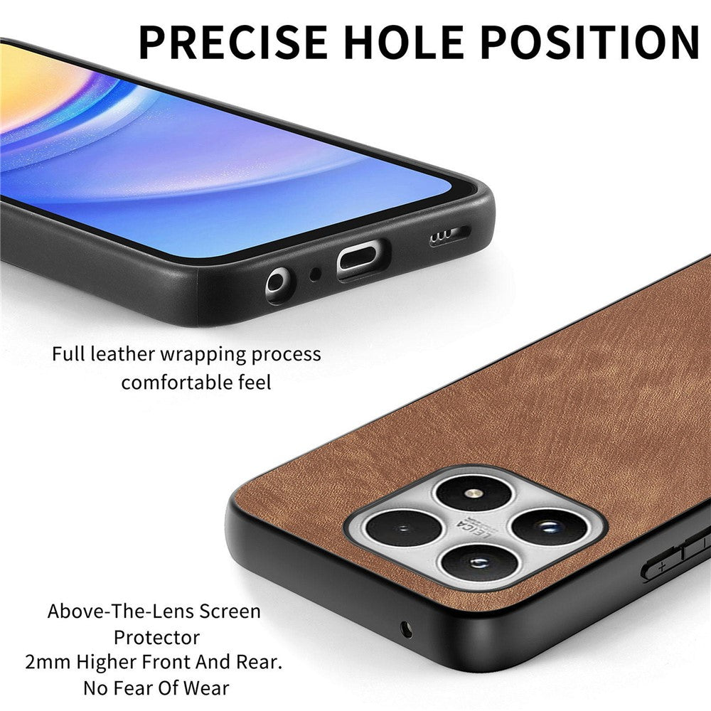 For Xiaomi 17 Case Shockproof Slim Retro Leather Phone Back Cover