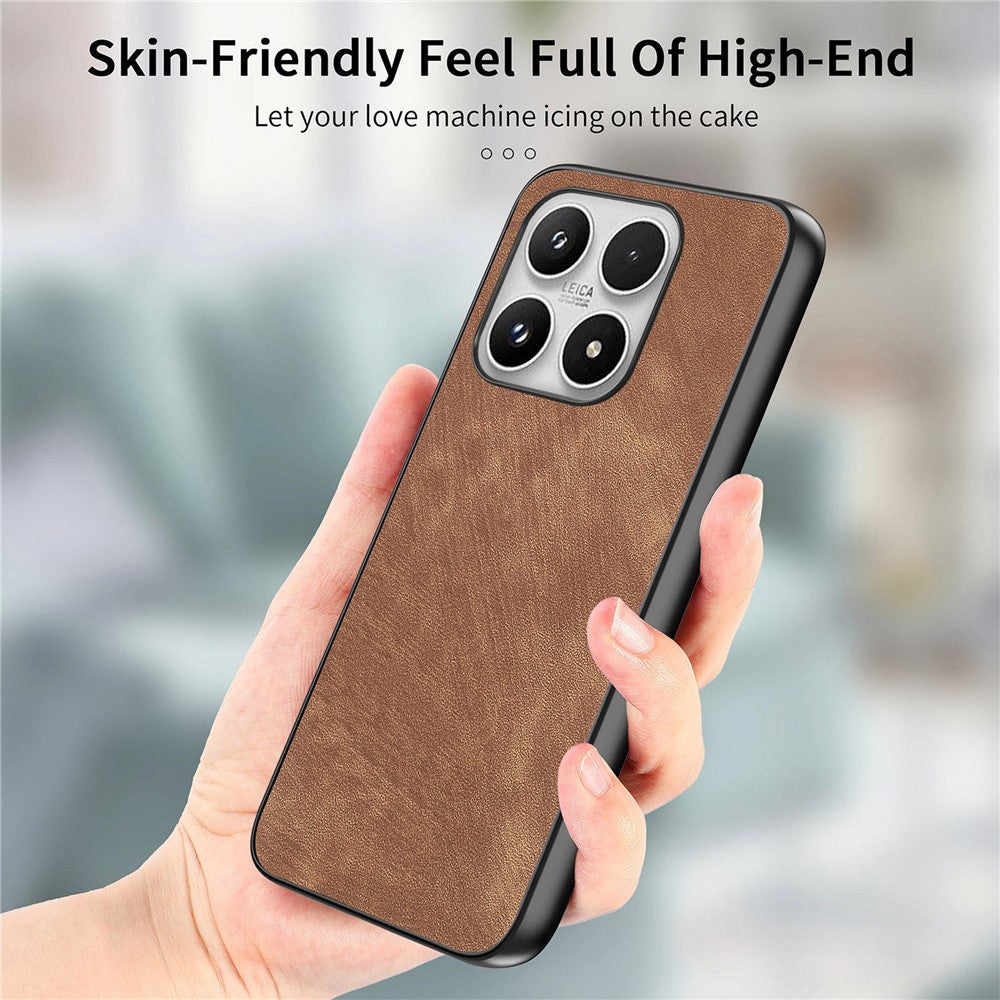 For Xiaomi 17 Case Shockproof Slim Retro Leather Phone Back Cover
