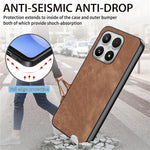 For Xiaomi 17 Case Shockproof Slim Retro Leather Phone Back Cover