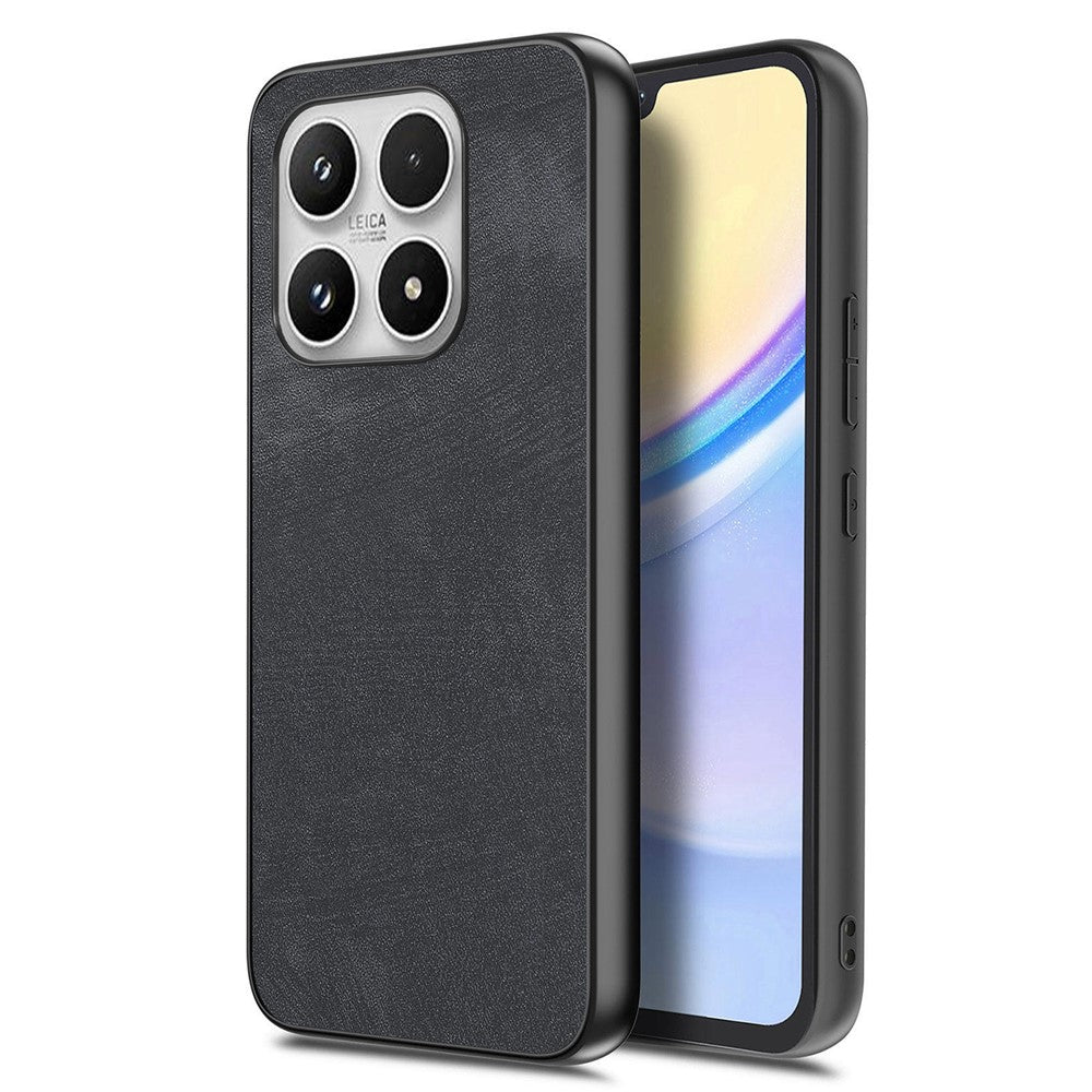 For Xiaomi 17 Case Shockproof Slim Retro Leather Phone Back Cover