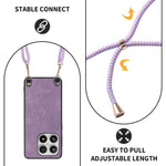 For Xiaomi 17 Case Retro Leather Phone Back Cover with Adjustable Strap