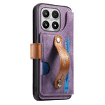 For Xiaomi 17 Wallet Case Retro Leather Phone Cover with Wristband Kickstand