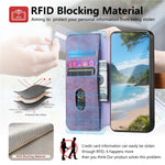 For Xiaomi 17 Wallet Case Retro Leather Phone Cover with Wristband Kickstand